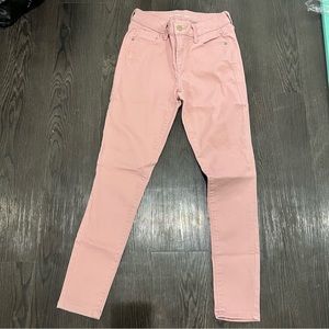 Old Navy Rockstar Skinny Jeans, Rose Pink Color, Size 2